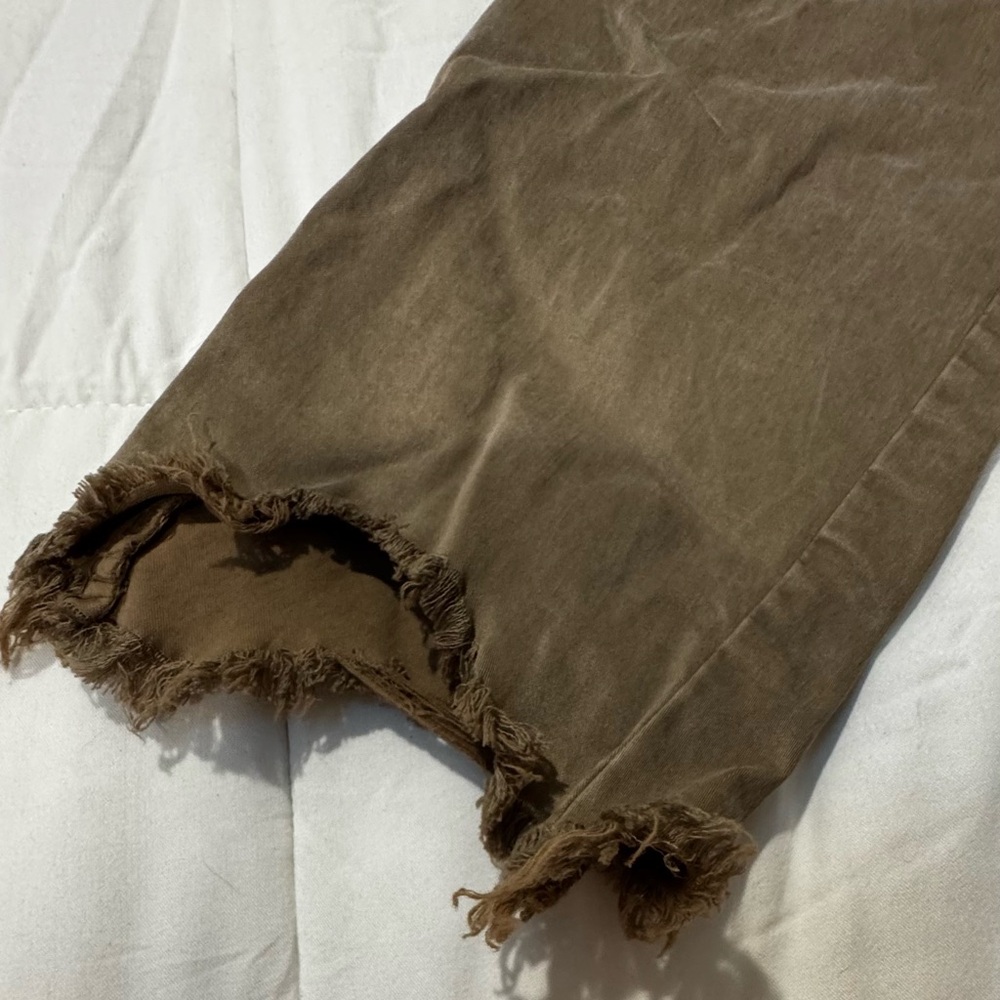 Venti6 Distressed Khaki Pants View 3